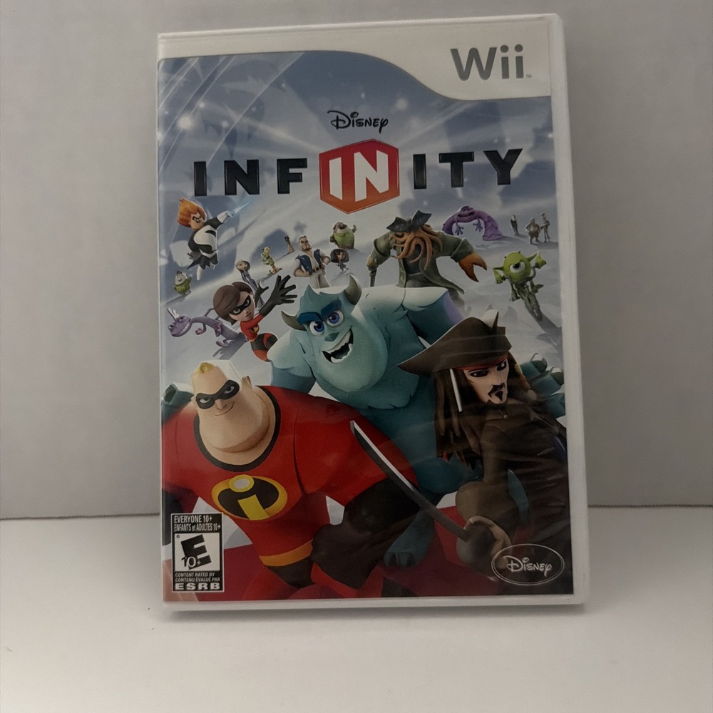 Disney Infinity Nintendo Wii Game Disc with Manual RVL-SQIE-USA-E0 CIB
